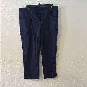 Eddie Bauer Dark Blue Capris with Utility Pockets